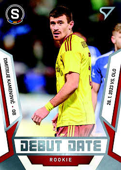 Dimitrije Kamenovic Sparta Praha SportZoo FORTUNA:LIGA 2022/23 2. serie Debut Date Rookie #DR-07